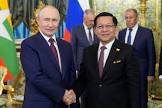 Russia -  Myanmar talks on deepening their relationship
