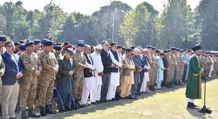 Funeral ceremony helicopter crash in AJ&K