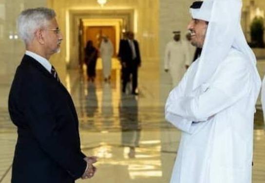 Jaishankar Holds Talks with Qatar's Prime Minister Ahead of Gulf Tour