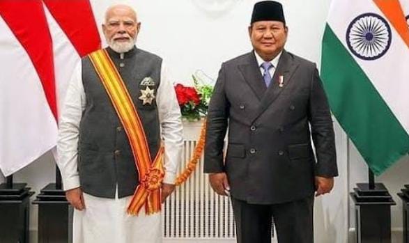 Indian PM receives Indonesia's highest civilian honour