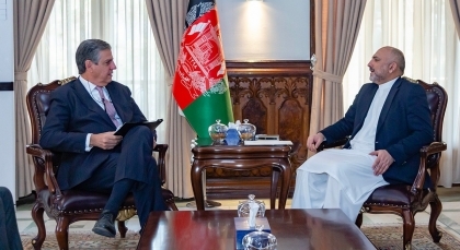 Discussions over Afghan Peace process between Acting FM and NATO Senior civilian representative
