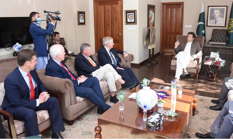 Pakistan: In meetings with PM Imran and COAS, US senators assert maintaining 'broad-based' ties with Pakistan