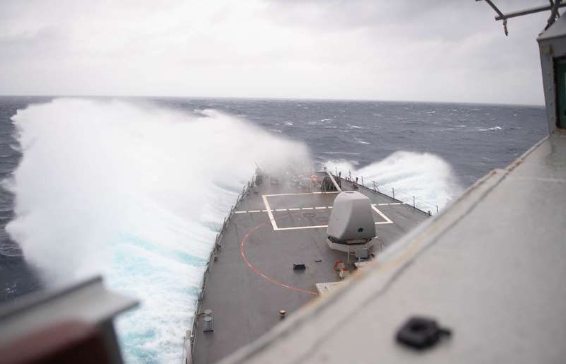 China says US undermines peace after ship sails through strait