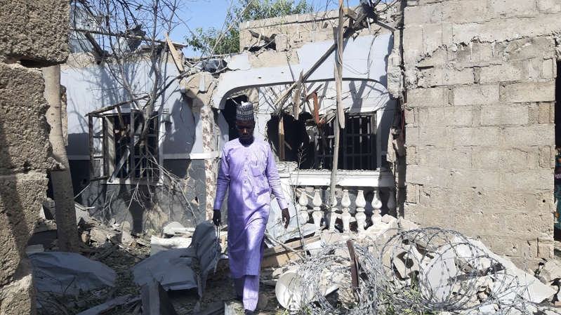 Five killed in Nigeria after explosions near air base