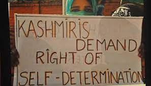 The right to self-determination is the fundamental right of Kashmiris