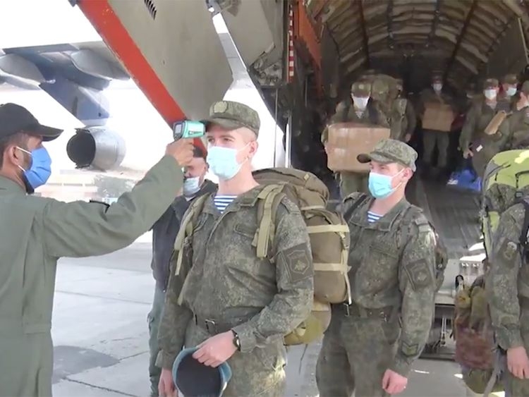 Russian troops arrived in Pakistan for joint military drills